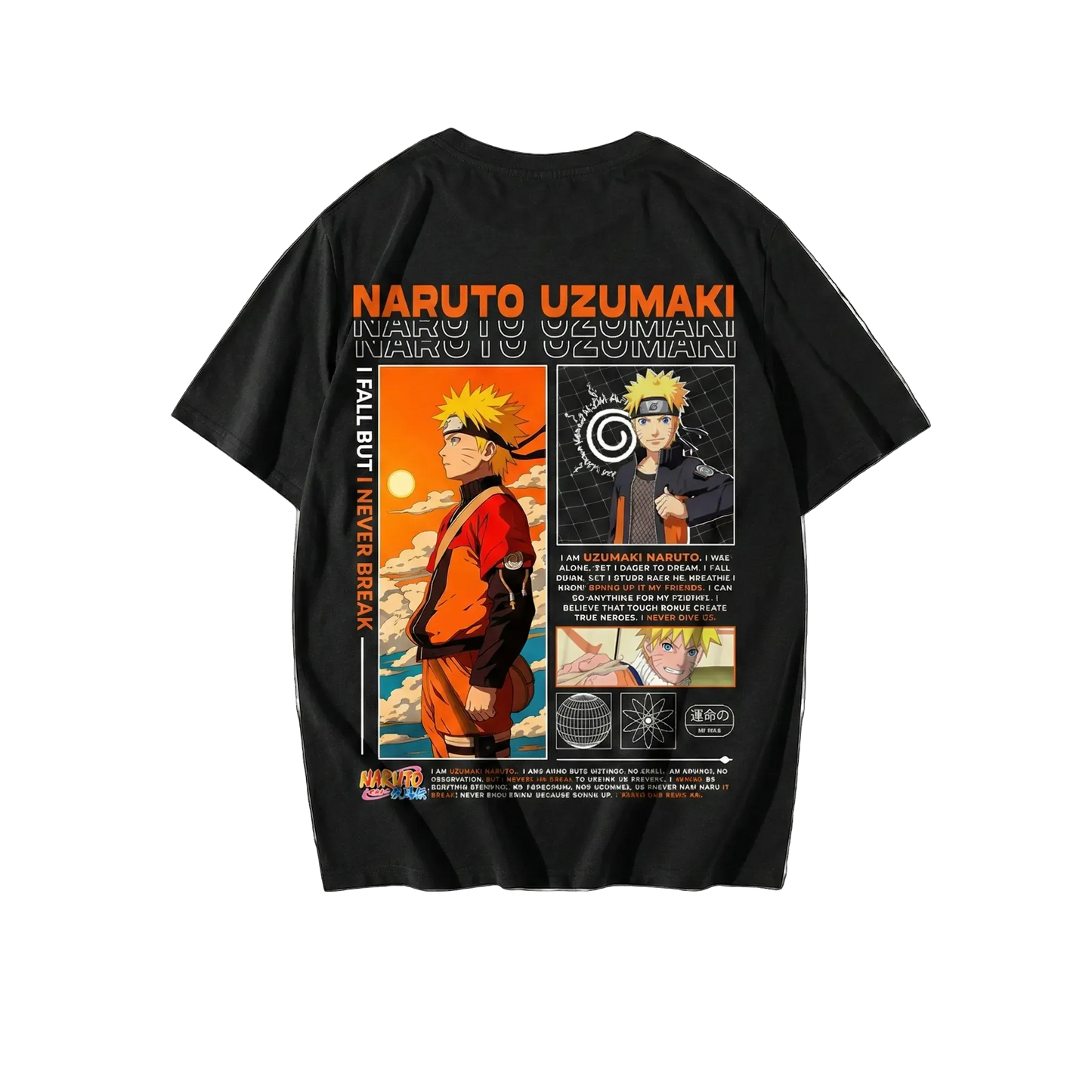 Uzumaki Core Black Tee
